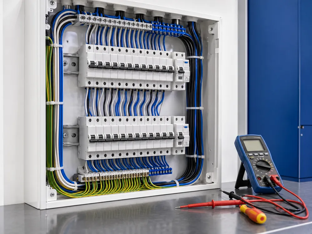 Commercial electrical contractor switchboard fault finding